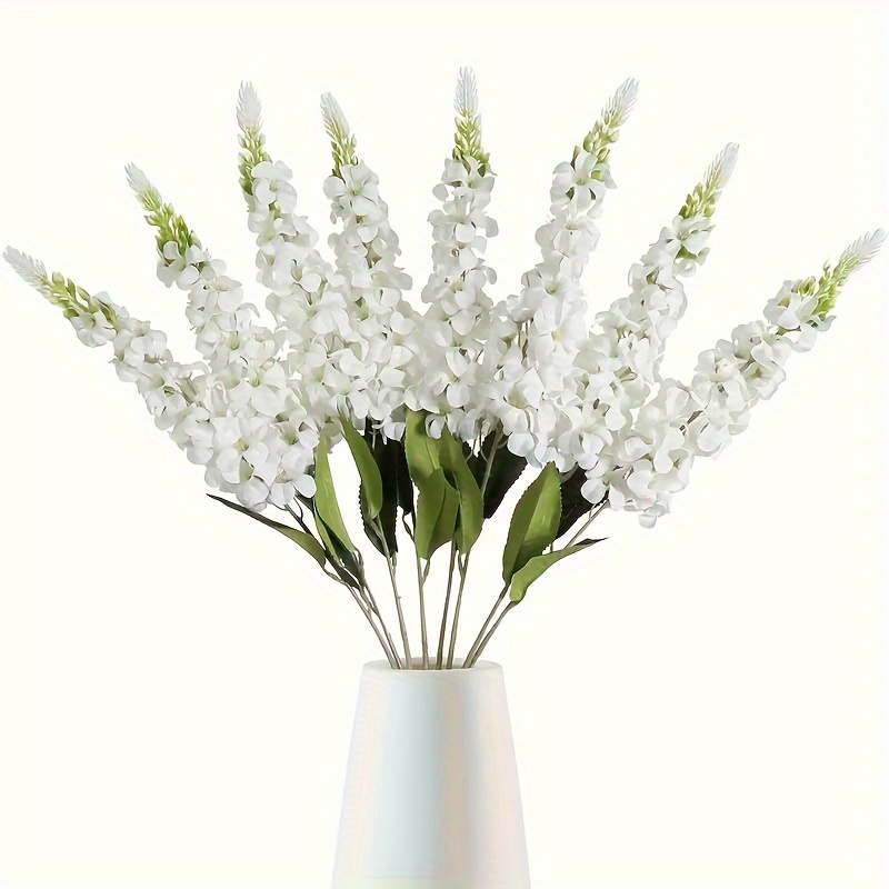 TEMU 5pcs/set, Artificial Flower Of Flying Grass, Artificial Skylark Flower Long Stem Flower Tassel Flower Home Decoration Indoor And Outdoor, Flower