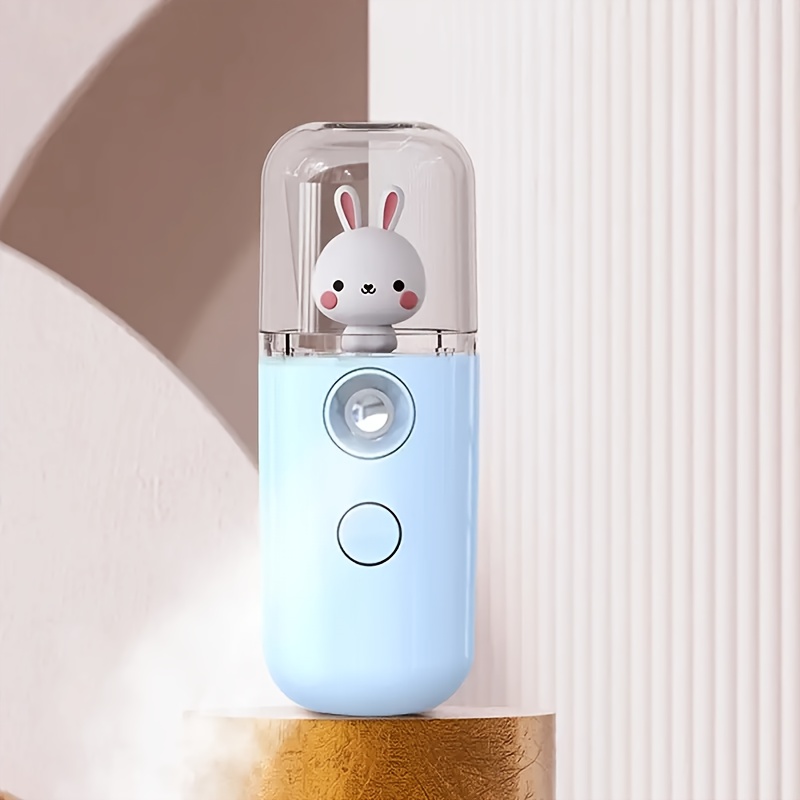   portable facial mister mini face steamer with usb instant suitable for normal skin hydrating skincare device for travel   water tank for daily moisturizing compact gift for christmas new year