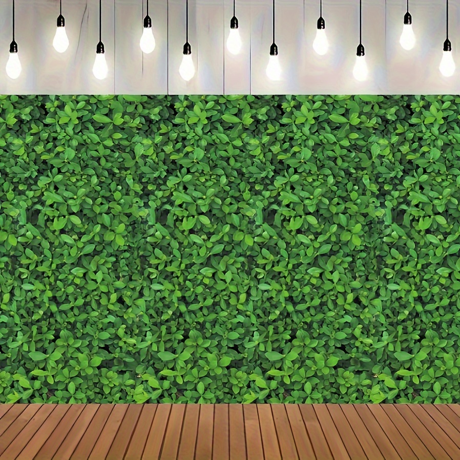 

3pc Outdoor Background With Green , Decoration For Weddings, Birthdays And Bachelorette Parties, Interior And Exterior Decoration Christmas Gift