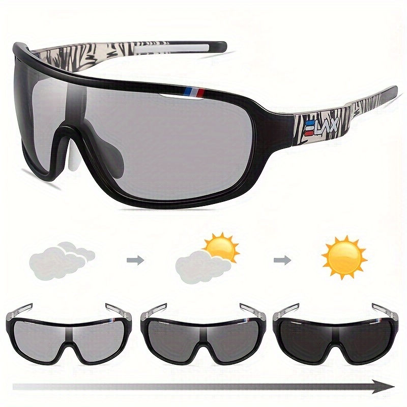 Elax Polarized And Photochromic Sunglasses, Outdoor Sports Eyewear For Baseball Softball Running And Driving,Rounders