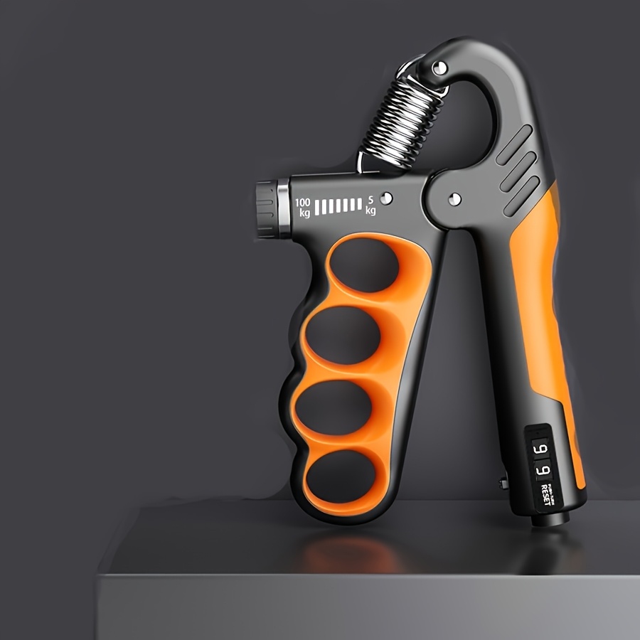 1pc Adjustable Mechanical Grip Strengthener Hand Power Chain Gripper