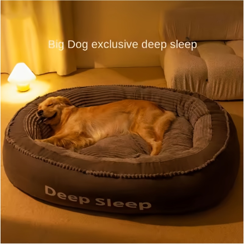 xxxl pet nest mat for medium large dogs detachable washable dog bed with plush   durable gray   easy clean indoor outdoor dog bedding extra large dog bed textured surface removable cover   home   materials   households Product details 0