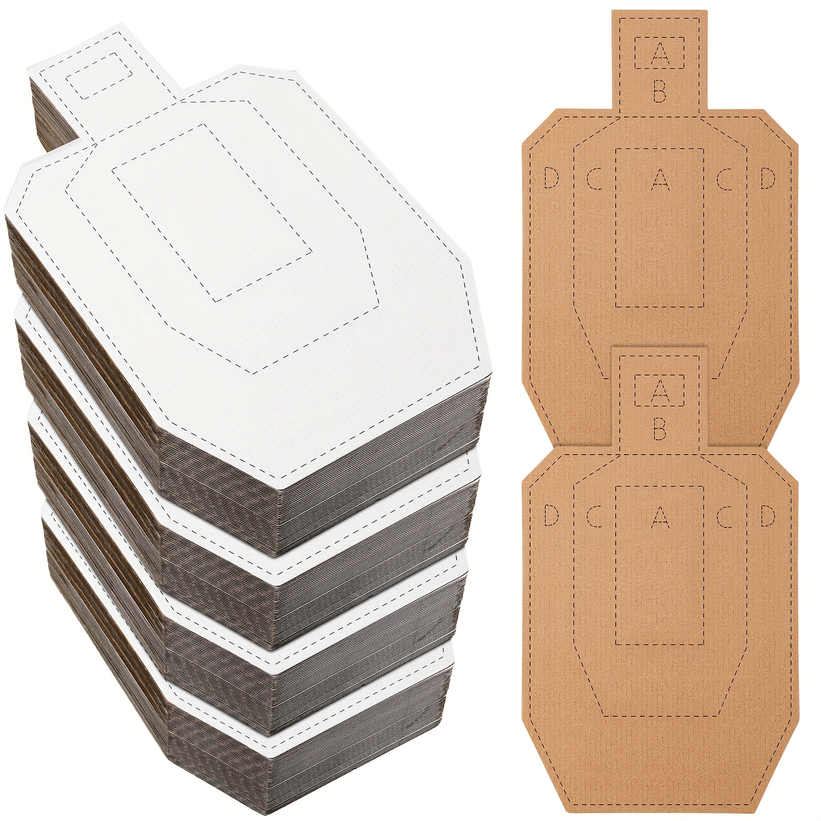 40pcs       shooting cardboard targets for shooting competition   paper silhouette targets for range practice
