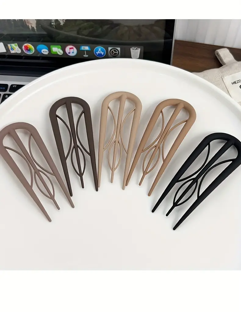 11pcs lazy hair tools bun head insert comb u shaped clip back of hairpin straight hair clip comb hairpin suitable for daily styling and parties travel Product details 2