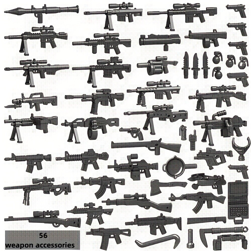 e o   set abs nvd helmets   gun shield and rifle accessories for   play   realistic playset detailed design  