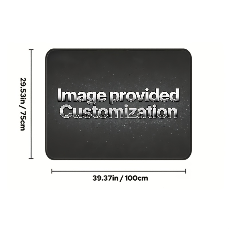 TEMU 1pc Customizable Personalized Photo Car Trunk Pad, Easy-to-clean Car Interior Accessories, For Father's Day, Christmas, And Valentine's Day -