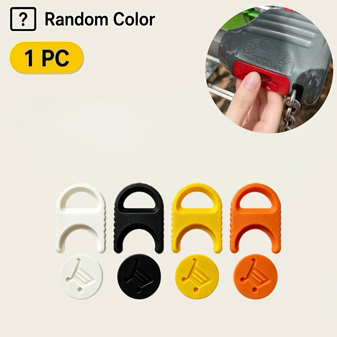 TEMU Portachiavi con Token di Sblocco per Carrello di Supermercato, Design Staccabile, Carrello Manuale Portatile con Pendente, Casuale