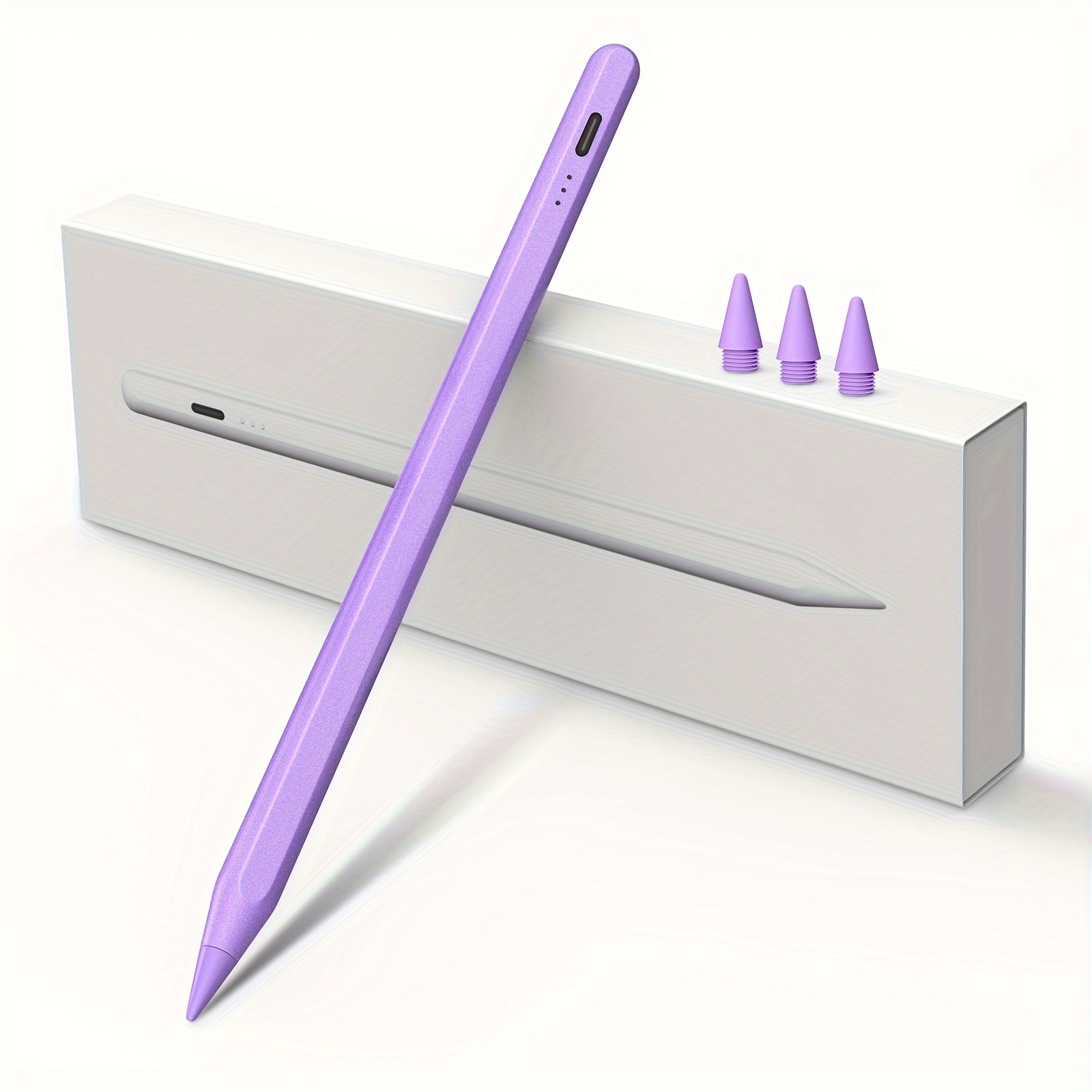 

Stylus Pen For , Pencil W/palm Rejection&tilt, 13 Mins Fast Charge, Meko Pen For 6-10, Pro11/12.9"/m4, Air3/4/5/6, /6 (purple)