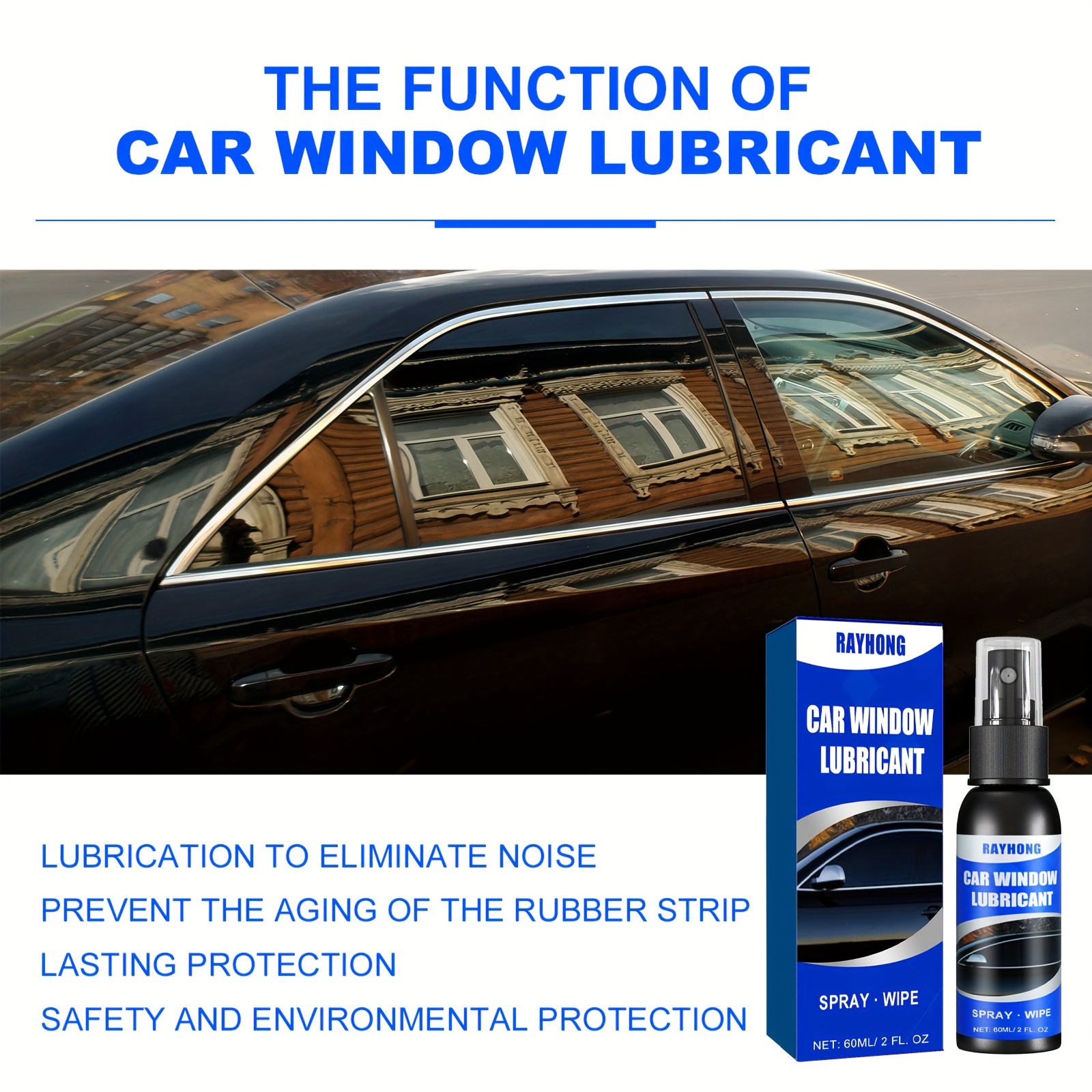 Window Lubricant Lift Sunroof Track Temu