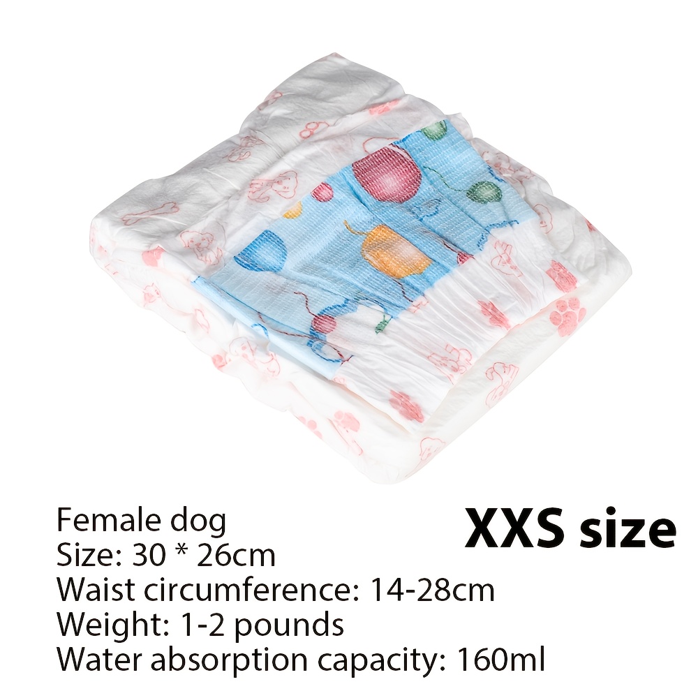 TEMU Diapers (women) 12 Pack, Diapers (women), , Leak-proof, Dog Diapers For Incontinence, Travel, Urination, , Problems