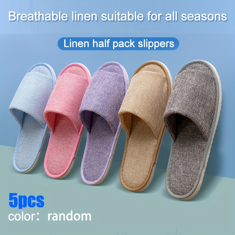 Pedicure Slippers Disposable Flip Flops Foam Multi Color - Temu Canada
