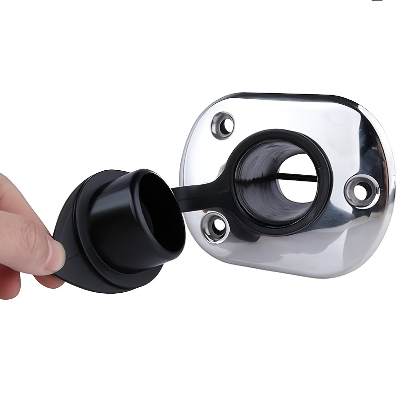2pcs Flush Mount Fishing Rod Holders with Cap Liner Gasket, Adjustable Angles
