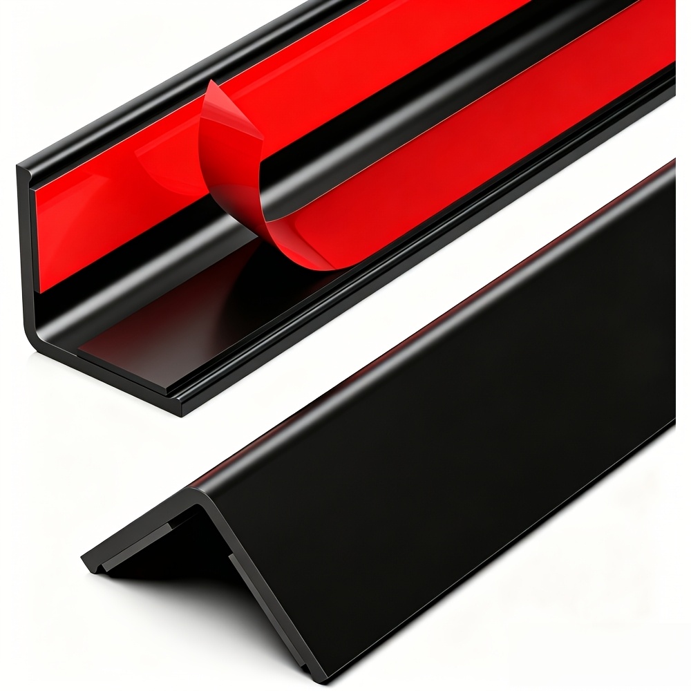 TEMU 1 Roll 118.11 Inch Self-adhesive Pvc Flexible Corner Protector, Wall Corner Protector Molding, Decorative Peel-and-stick Edge Protector, ,