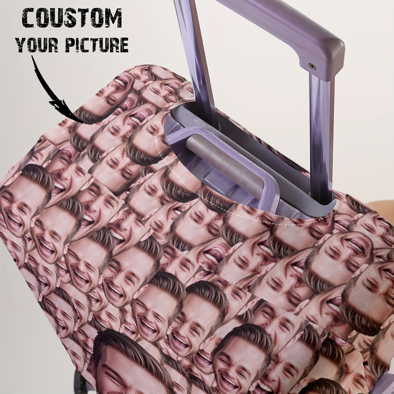 custom custom picture suitcase cover 18 32 flexible suitcase