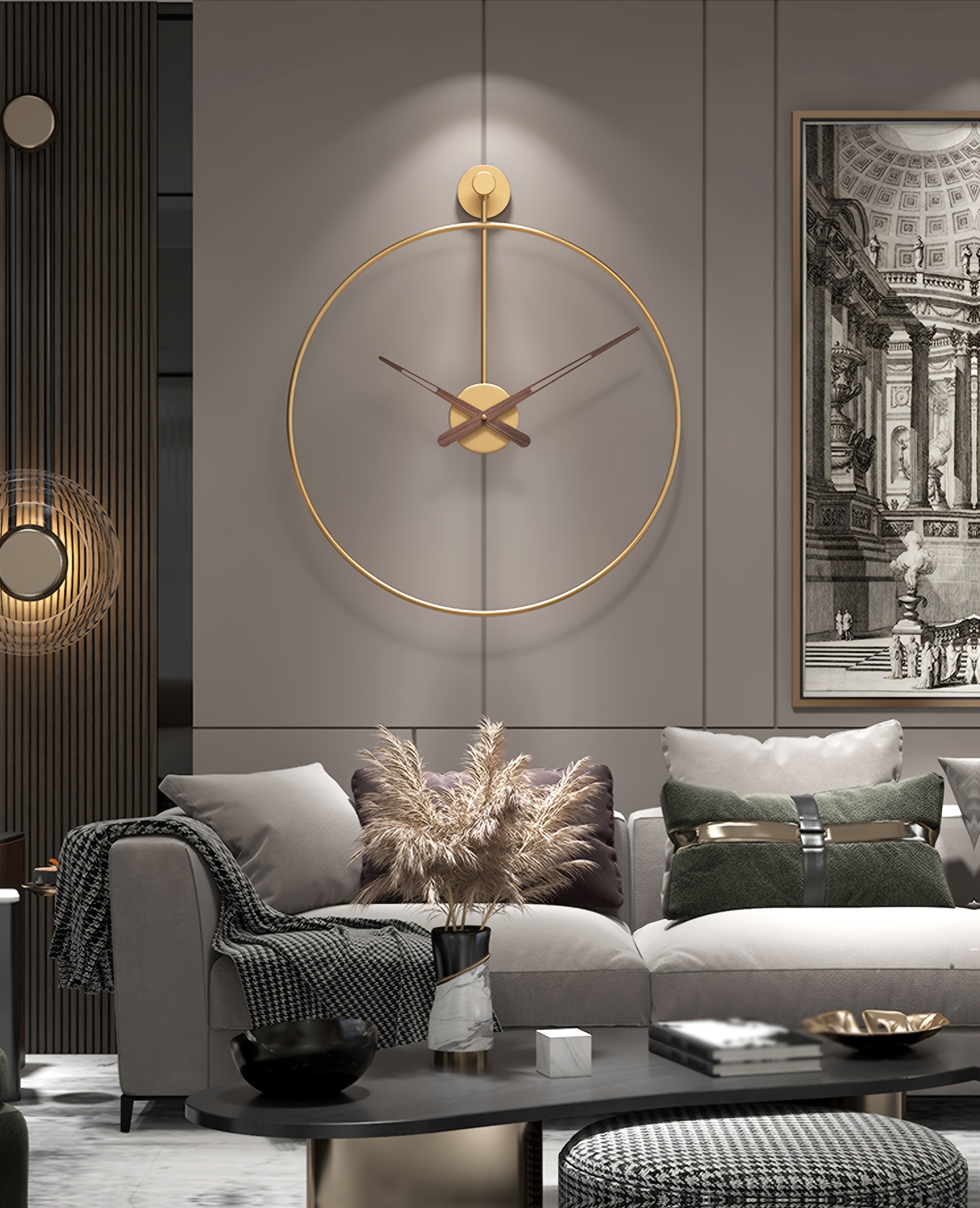 reloj pared moderno minimalista /50/ cm Temu Colombia