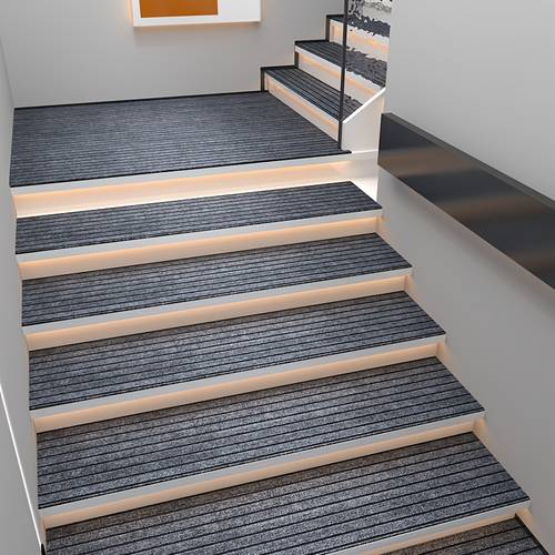 8 15pcs anti slip xpe polyester fiber material carpet stickers 5mm thick carpet stickers with noise reduction and sound insulation easy to clean and resistant to humidity suitable for decorating bedrooms bathrooms and stairs