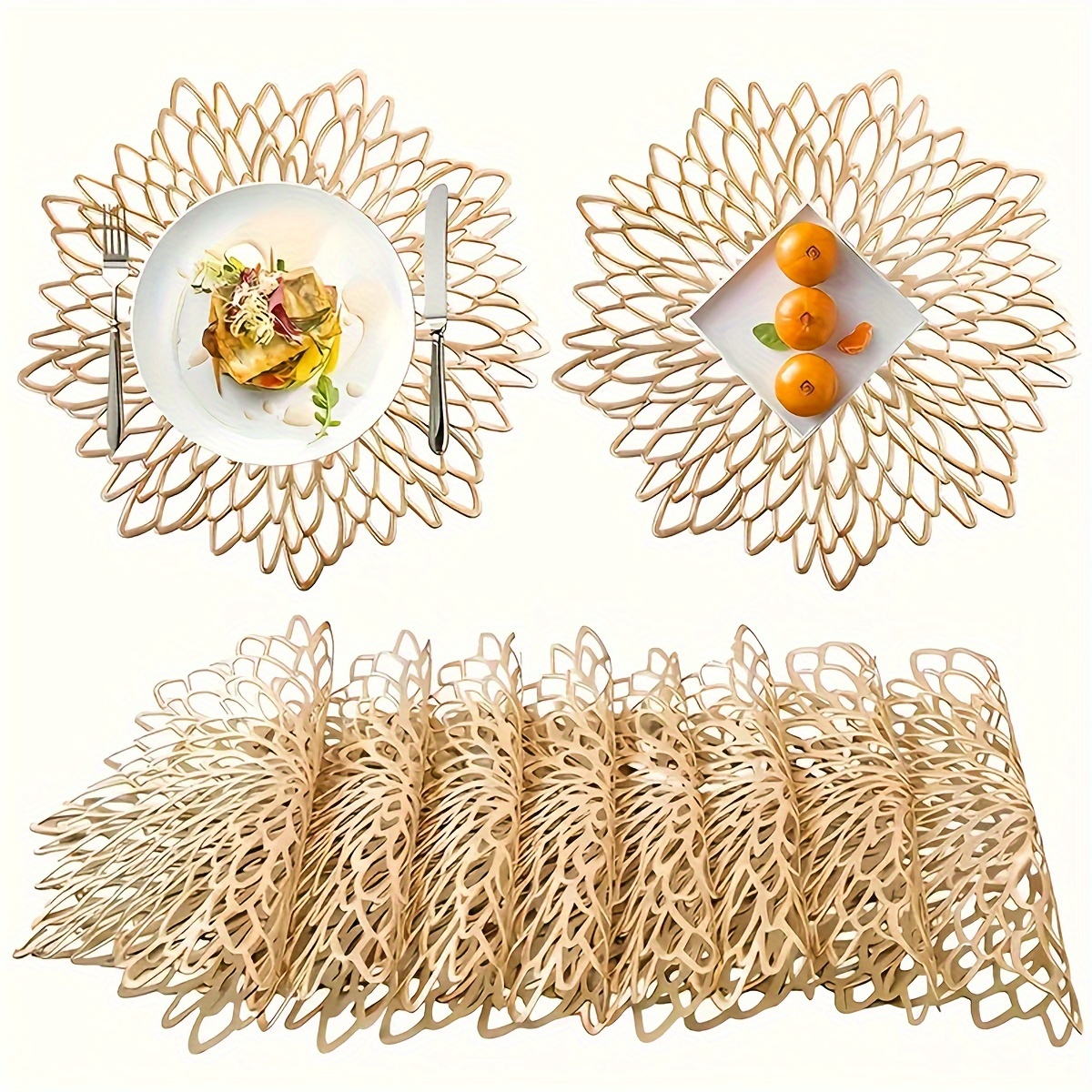 

Placemats & Set - , For Christmas Dining & , 4/8/12pcs