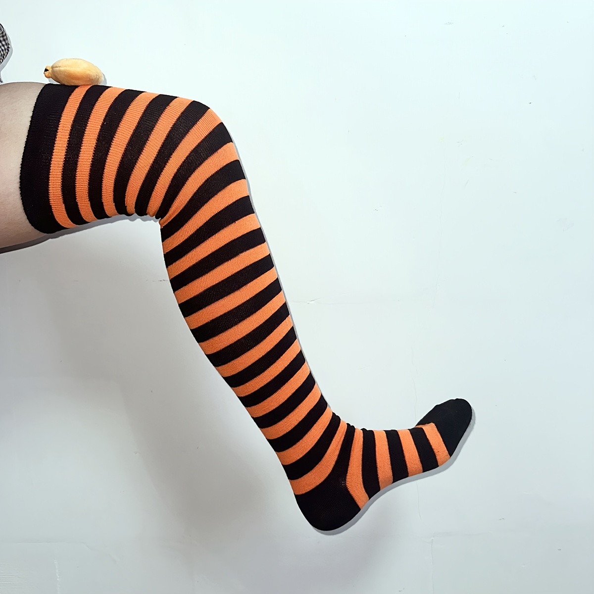 halloween themed knee womens stockings cotton blend pumpkin Temu