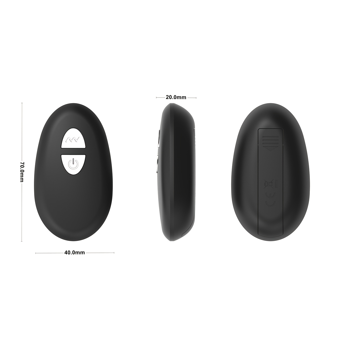 1pc little tail powerful vibration remote control - Temu