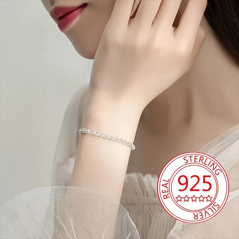Women's 925 Sterling Silver Phoenix Tail Bracelet