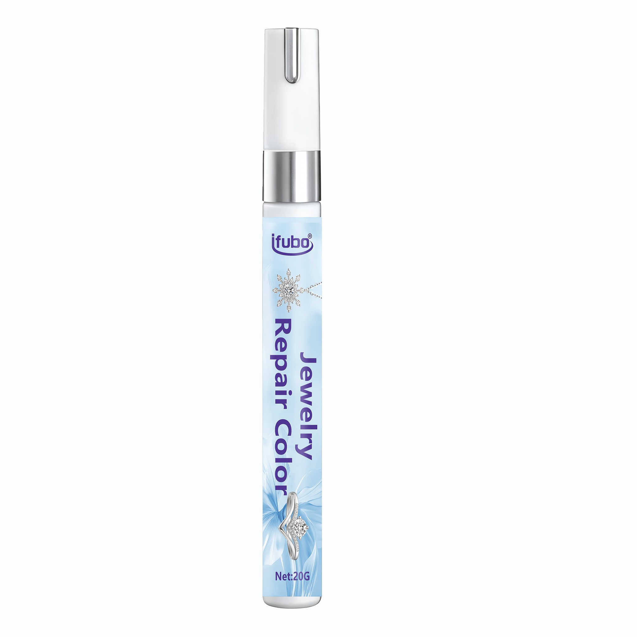 TEMU Jewelry Touch-up Pen - Multifunctional Metal Coating Pen, Available In Golden, Silvery, Black, And White, To Use, Waterproof, Oil-resistant, And