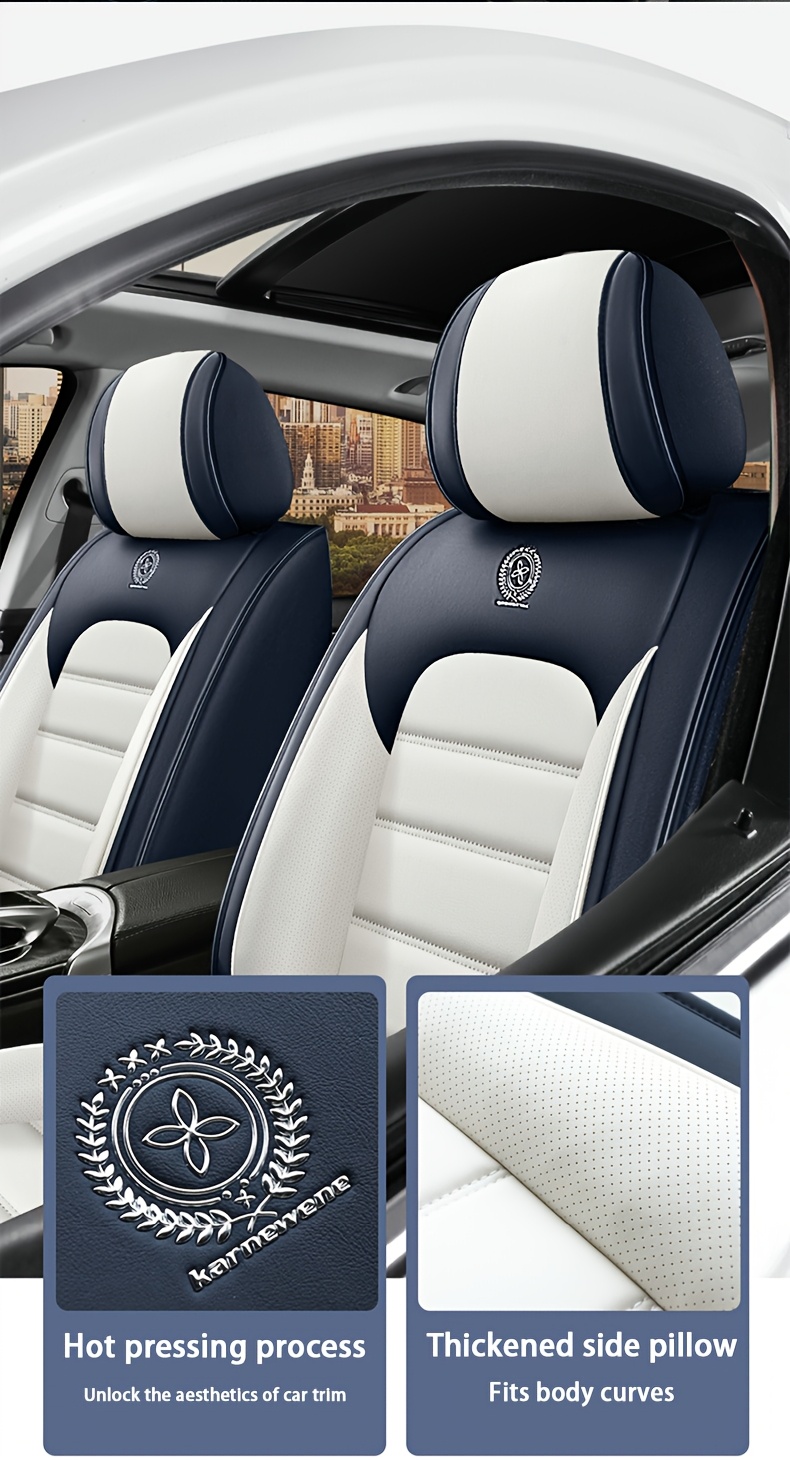 5 Seat Covers Waterproof 5 Seat Covers NAPPA Car Cushion for Toyota Tacoma, Land Cruiser, Avalon, Camry, Corolla, RAV4/ Yaris, Prius C, Venza, Crown, Comfort Auto Seat Covers Pet Seat Cushion