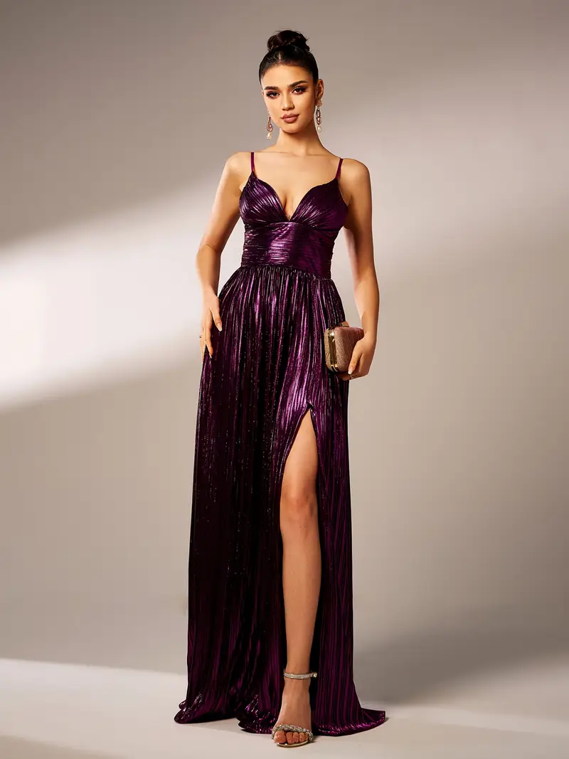 womens backless spaghetti strap high slit maxi dress temu - Temu womens backless spaghetti strap high slit maxi dress temu - Temu