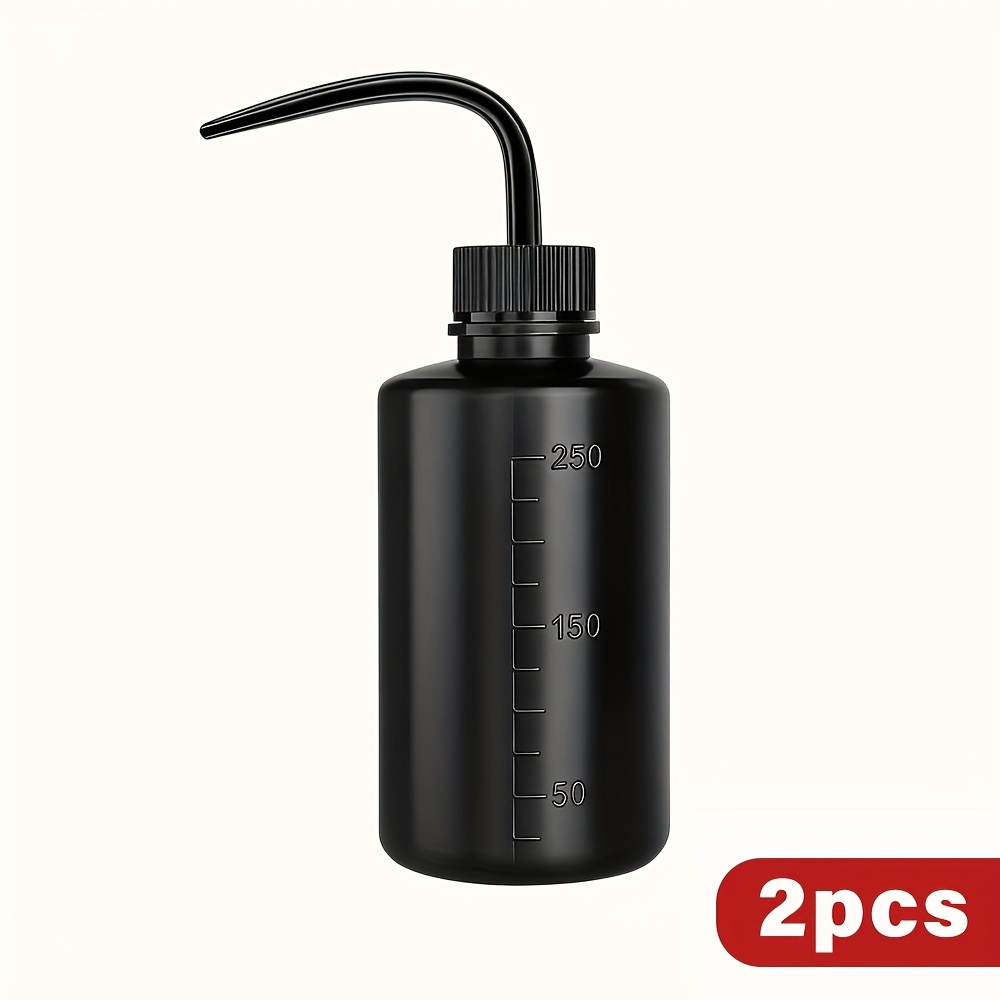E-shop NAOM - 2er-Pack Tattoo Reinigungsflasche Quetschspender - 250 ml Tattoo Reinigungsflasche, Vier Farben verfügbar, Kunststoff Sprühflasche für
