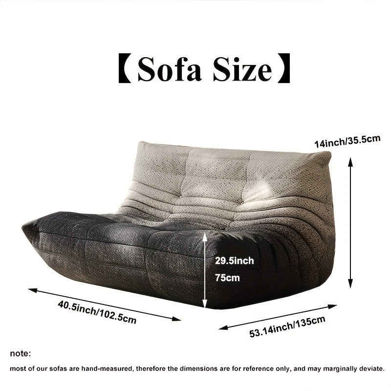 minimalist modern 2-seat lazy couch sofa designer   caterpillar balcony reclining leisure reading chair can lie sofa ( ) details 3