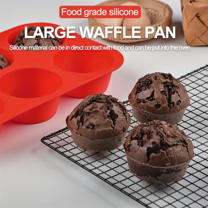 6 cup silicone muffin pan best sale