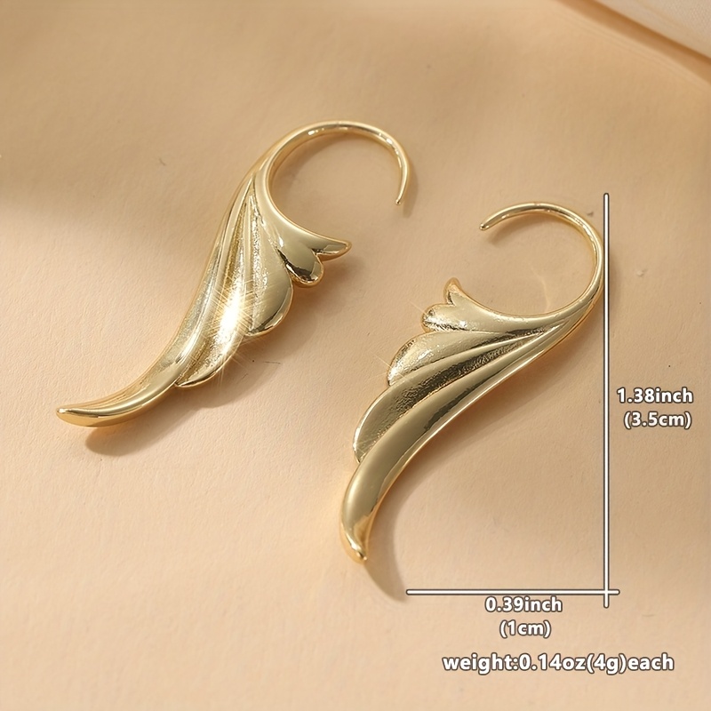 elegant copper elf earrings Temu New Zealand