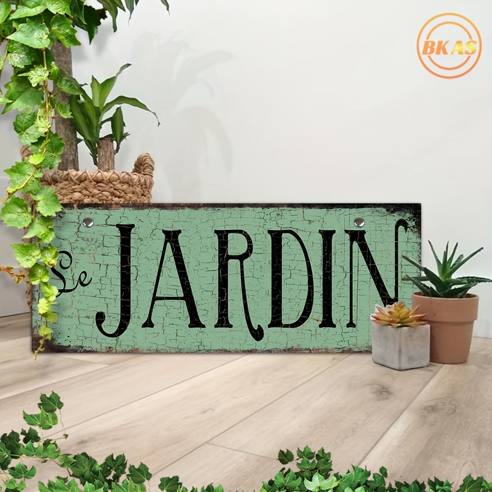 TEMU 1pc, Gift For Her French Country Decor, Garden Indoor Outdoor Sign, Vintage Vintage Wall Patio Sign, Chic Porch For Mom Sign, Farmhouse Vintage