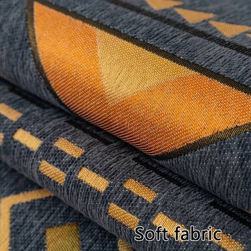 1pc bohemian snow sofa sliding cover sofa cover geometric embroidery sofa cover pet thick plush cover furniture protection cover bedroom office living room home decoration