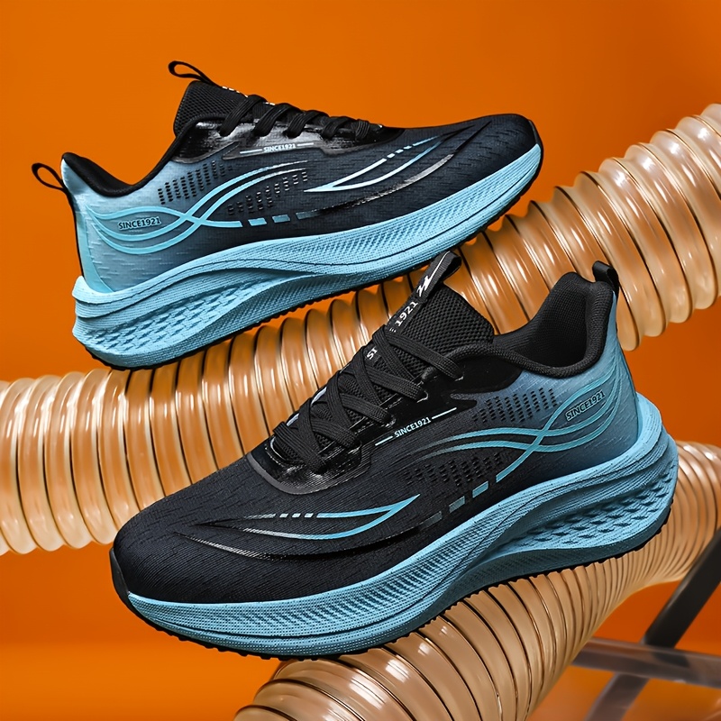 Men's Solid Color Wide Toe Road Running Shoes