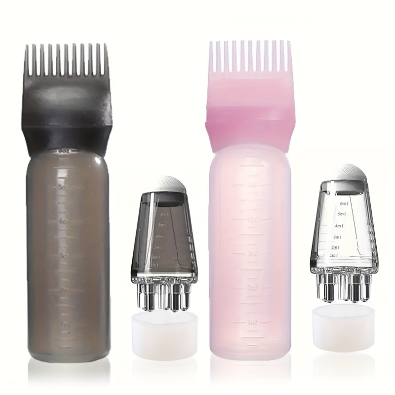 

Hair Growth Essential Oil Applicator Bottle & 1ml Scalp Massage Comb Set - Anti-loss, Tools For All Hair Types