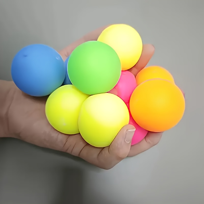 Pelota de malla antitrés para aliviar el trés, juguete sensorial