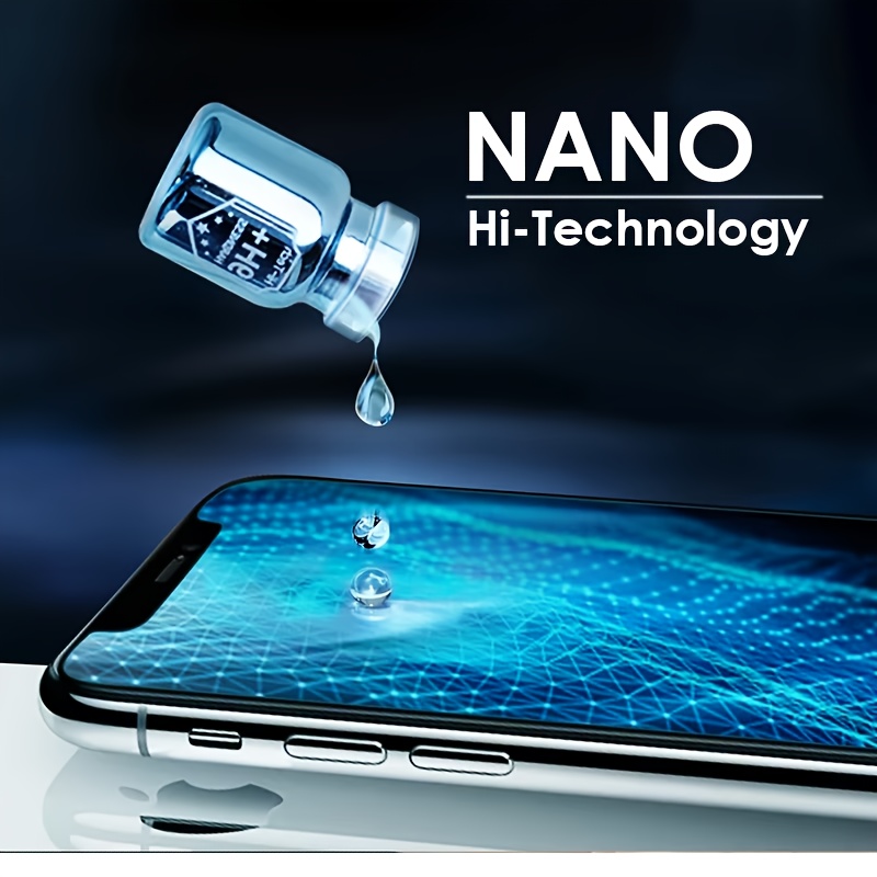 1/2/3/5 buc. Folie de protecție ecran LCD - Anti-amprentă, anti-zgârieturi, rezistentă la spargere, nano protecție, potrivită pentru toate telefoanele mobile, tablete și ceasuri inteligente