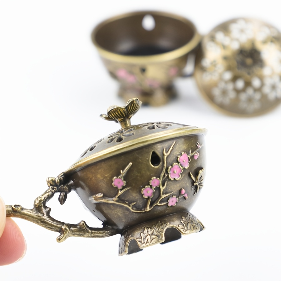 TEMU Calentador de Manos de Chino en Aleación de , Calentador de Manos con Forma de , Adornos para la de Té, Se Puede Combinar con Piezas de Incienso
