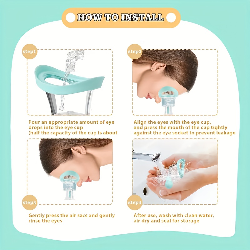 eye washers designed for eye protection and cleaning suitable for and   a reusable wash cup suitable for men and women and operates by manual air pressure Product details 2
