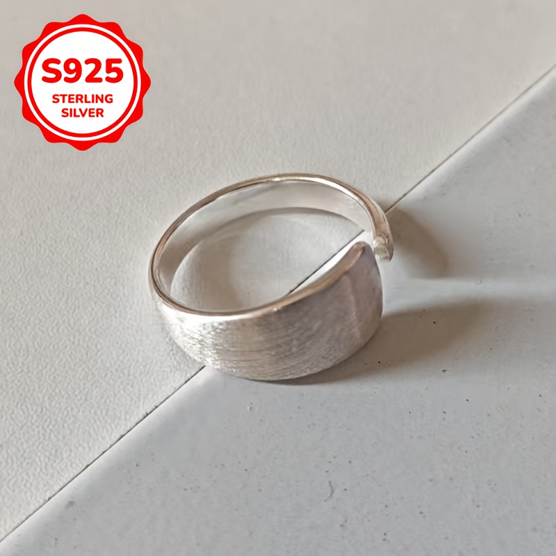 925 Silver Geometric Ring for Women's Daily Wear