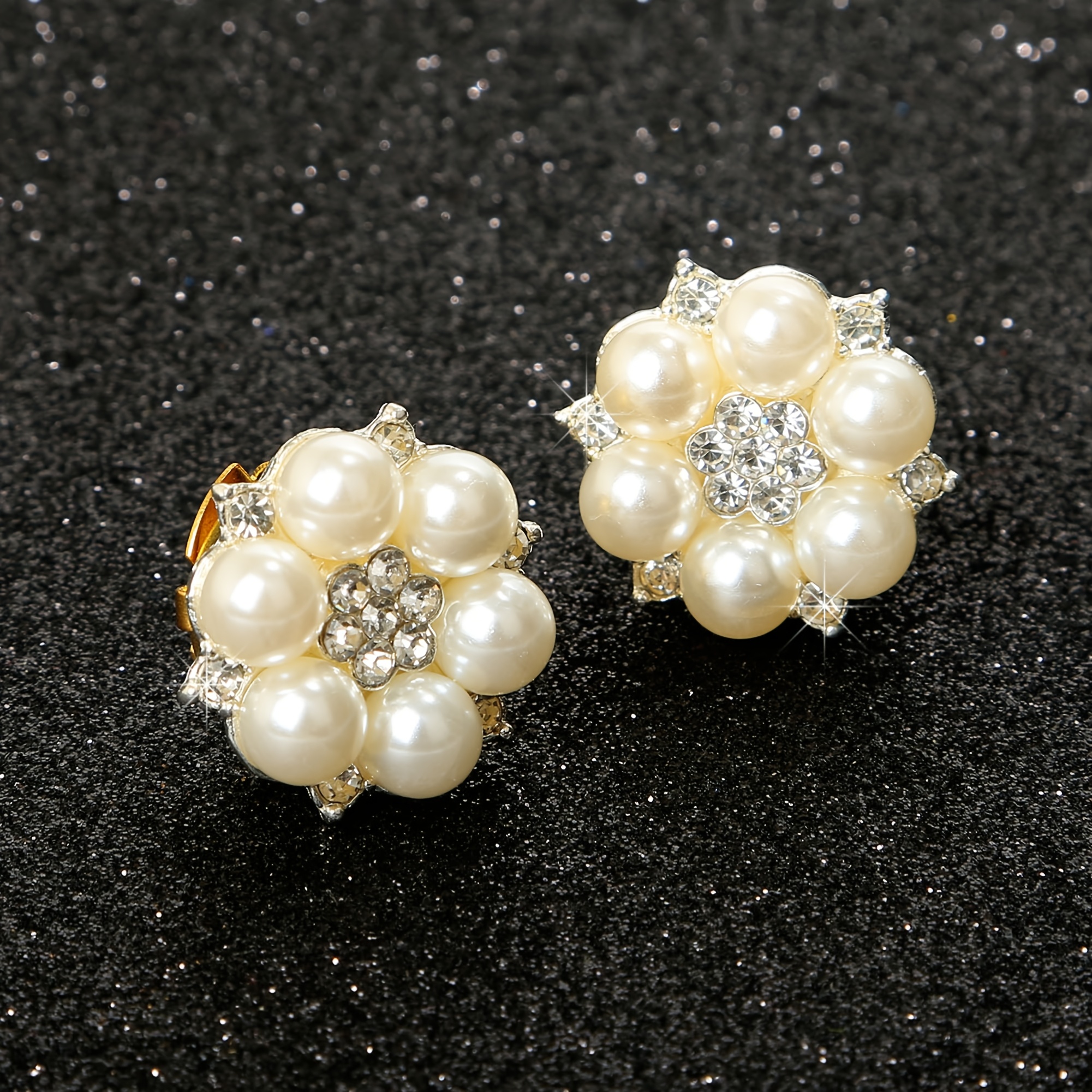 Couvre-boutons Perles Pour Blouses Femme - Lot De 2, Décoration Manchette Et Vêtements
