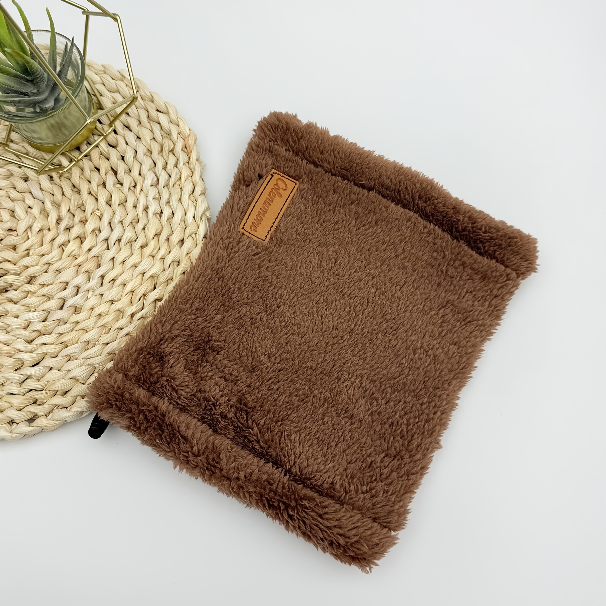 TEMU Paraorecchie e con cancellazione del rumore, Copricapo calmante e antistress per animali domestici, Cappello a orecchie per cani in peluche