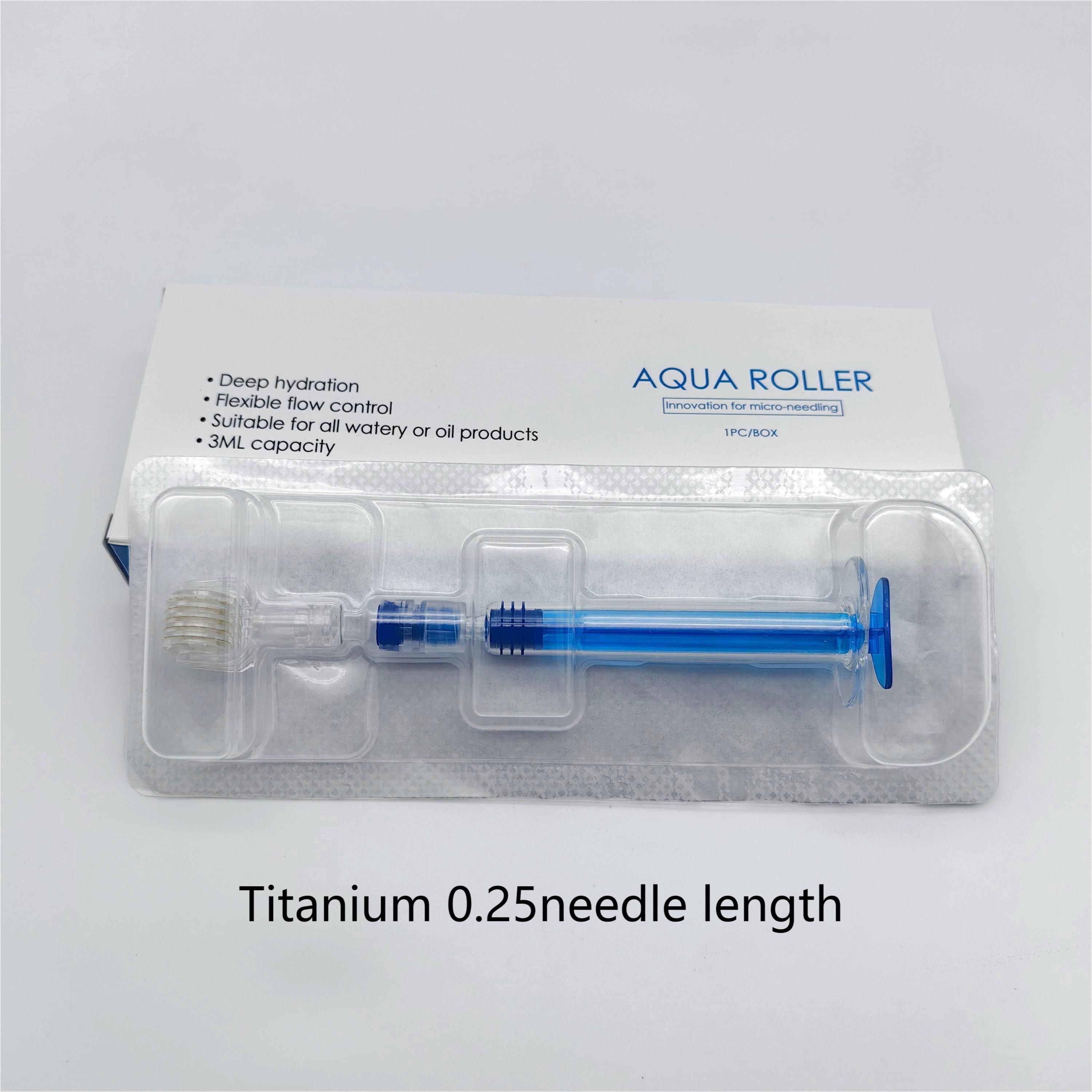 3ml 0.25mm/0.0098inch (without Any Serum) Roller Microneedle, Water Light Microneedle, Water-soluble Needle, Application Roller Microneedle