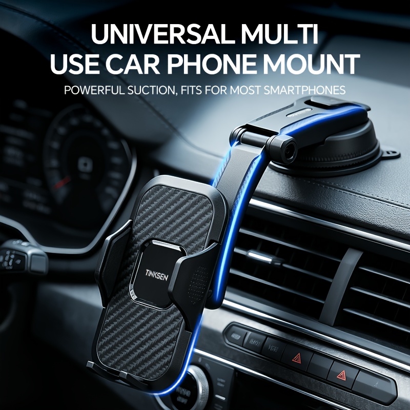 TEMU Upgraded Car Phone Holder For The Dashboard, Universal Adjustable Phone Car Mount, Fits Iphone And All Smartphones On The Car Dashboard