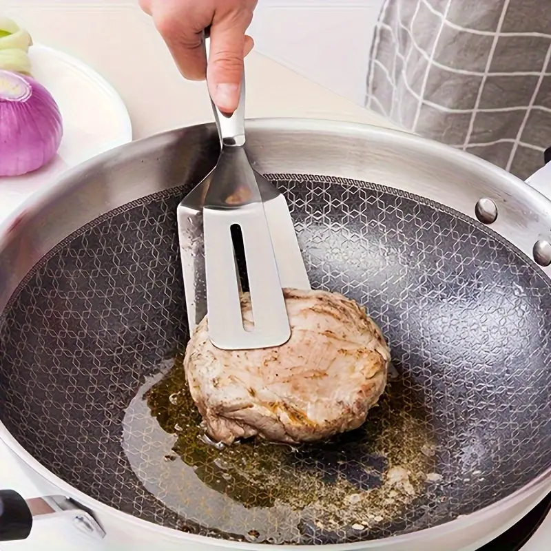 forțe de oțel inoxidabil pentru pește și carne, multifuncționale pentru grătar, prăjituri și pâine cu mânere antiderapante | potrivite pentru bbq coreean, pește prăjit  . | ustensilă esențială în bucătărie | structură din oțel inoxidabil, compatibile cu 11 sărbători Detaliile articolului 4