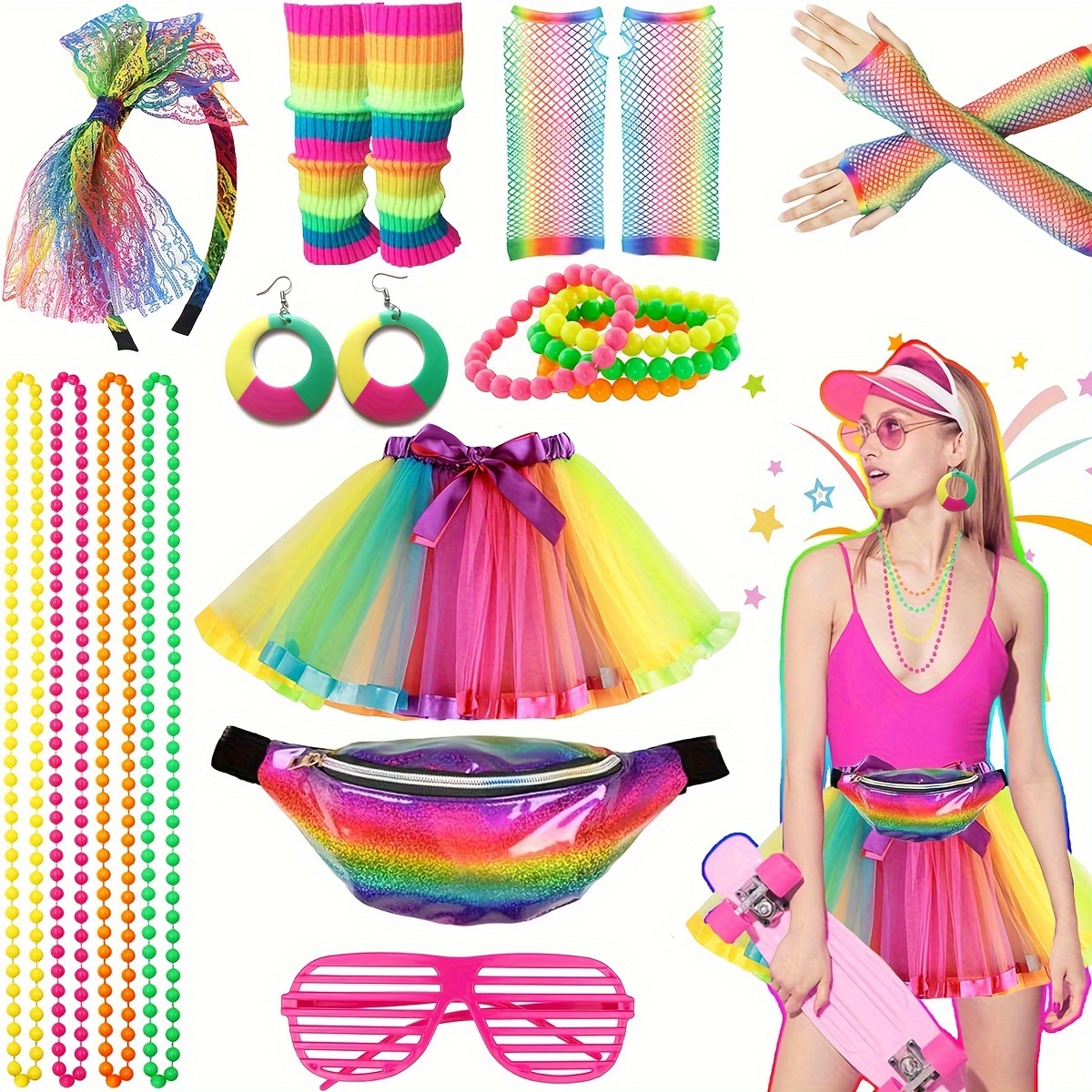 Dress For 80s Party sold on Temu United States