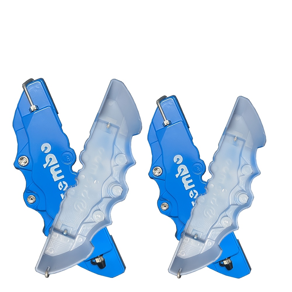 TEMU 4pcs And 2pcs Car Modification Brake Caliper Covers, Universal Vehicle Modification Additions Suitable For 15/16 Inch Tires, Red Blue Yellow