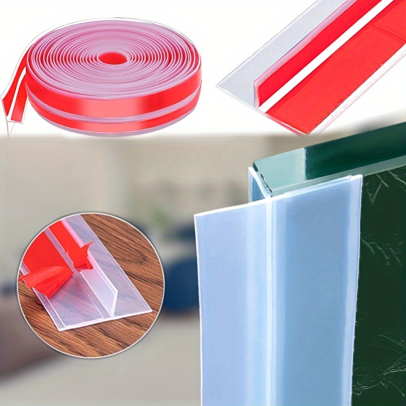 

High-quality Silicone T-shaped Sealing Strip For Doors & Glass - Transparent, & Easy To Apply - Ideal For Hotels, Restaurants, Cafes, Bars - Insect & Dust