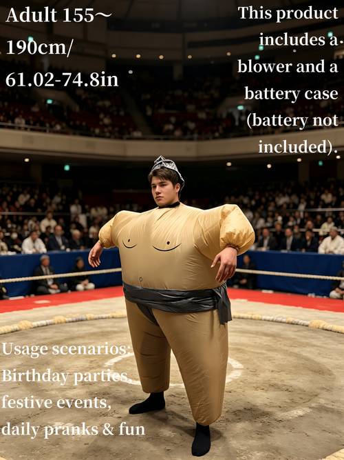 item picture halloween back to christmas carnival easter celebration grey sumo warrior party costume inflatable suit suitable suitable for mens dress up party scenes