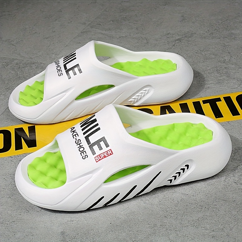 2025 summer unisex outdoor slides non slip eva sandals with   design breathable open toe   for men women durable casual slippers for   and pool   summer sandals home relaxation footwear   design flexible sole construction Product details 9